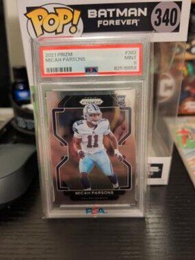 2021 Micah Parsons Prizm RC Dallas Cowboys Football Card